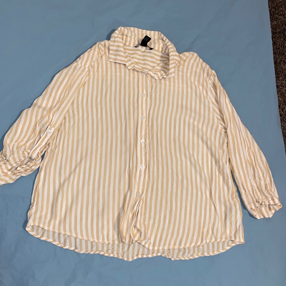 Striped Button-Up